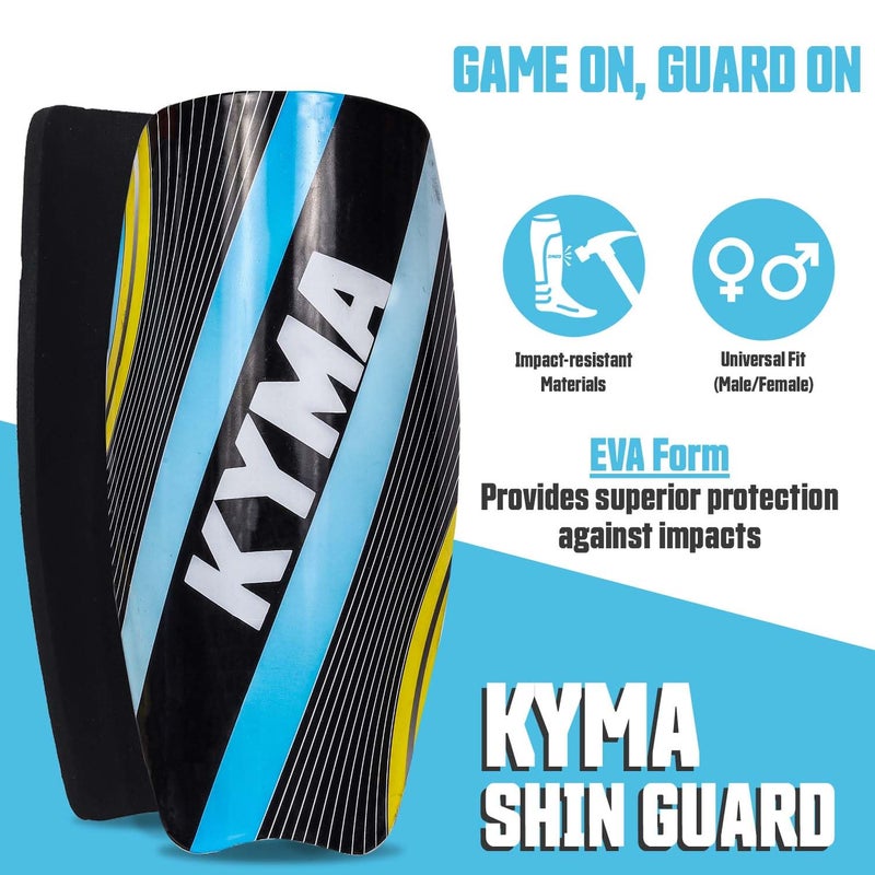synco Kyma Shin Guard with Sleeve | Premium and Durable | Medium Size | Comfortable Lycra Fabric Compression - Image 2