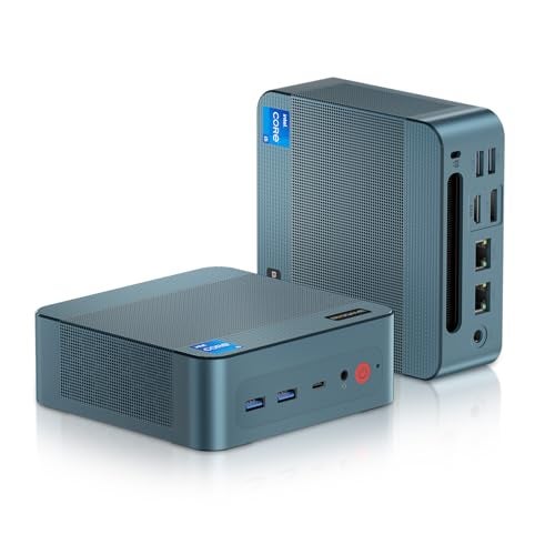 BOSGAME Mini PC Intel Core i9 12900H(14C/20T, up 5.0 GHz), 32GB DDR5 RAM 1TB PCIe SSD, Mini Desktop Computer Dual 2.5GbE/4x USB3.2/HDMI/DP/Thunderbolt 4 - Image 1