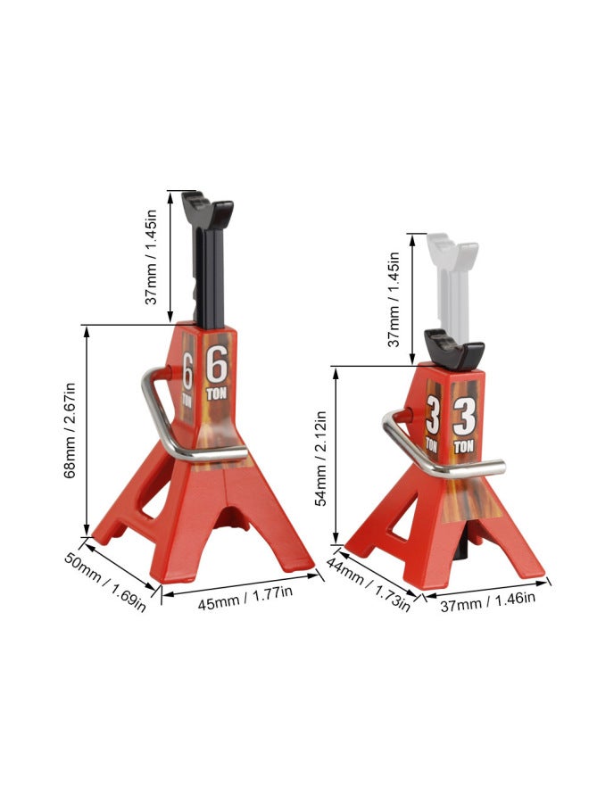 1/10 Simulation Climbing Car SCX10 D90 CC01 TRX4 Metal Jack Repair Frame Repair Bracket-Color:6T Green  - Image 5