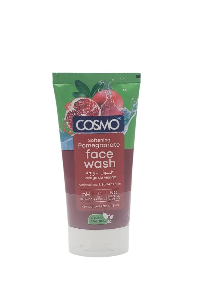 COSMO Pomegranate Face Wash Boost Skin Moisture 150 Ml 