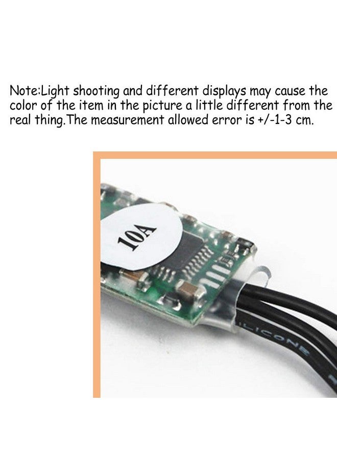 Acxico 1Pcs 10A Brushless Esc Speed Controller With 1A Bec For Rc Airplane - Image 4