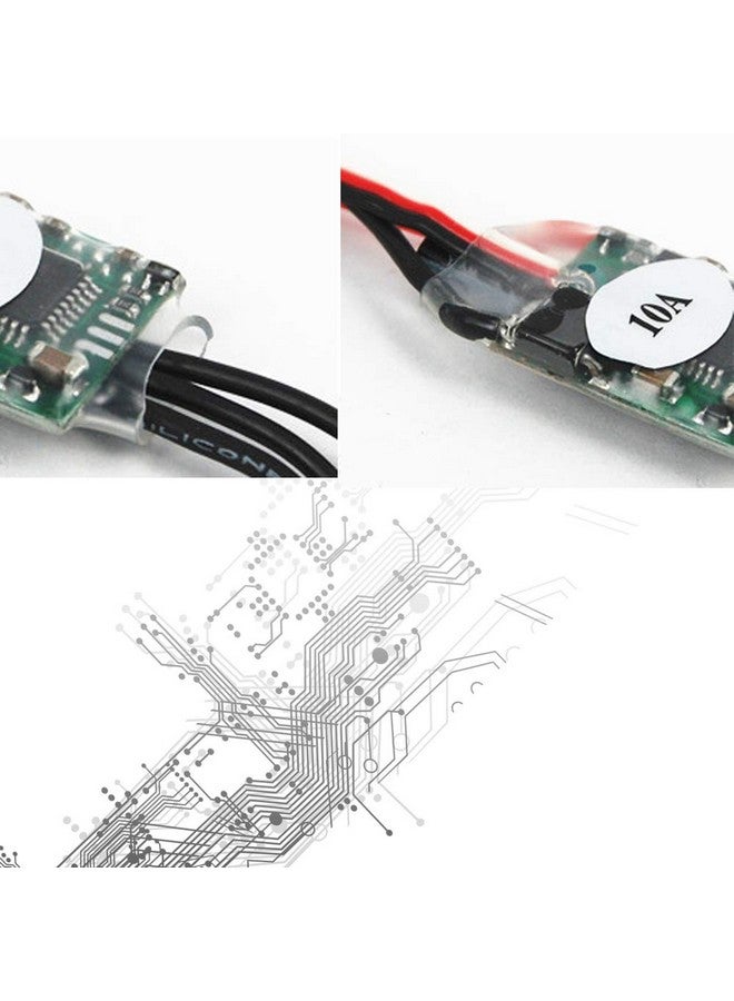 Acxico 1Pcs 10A Brushless Esc Speed Controller With 1A Bec For Rc Airplane - Image 5