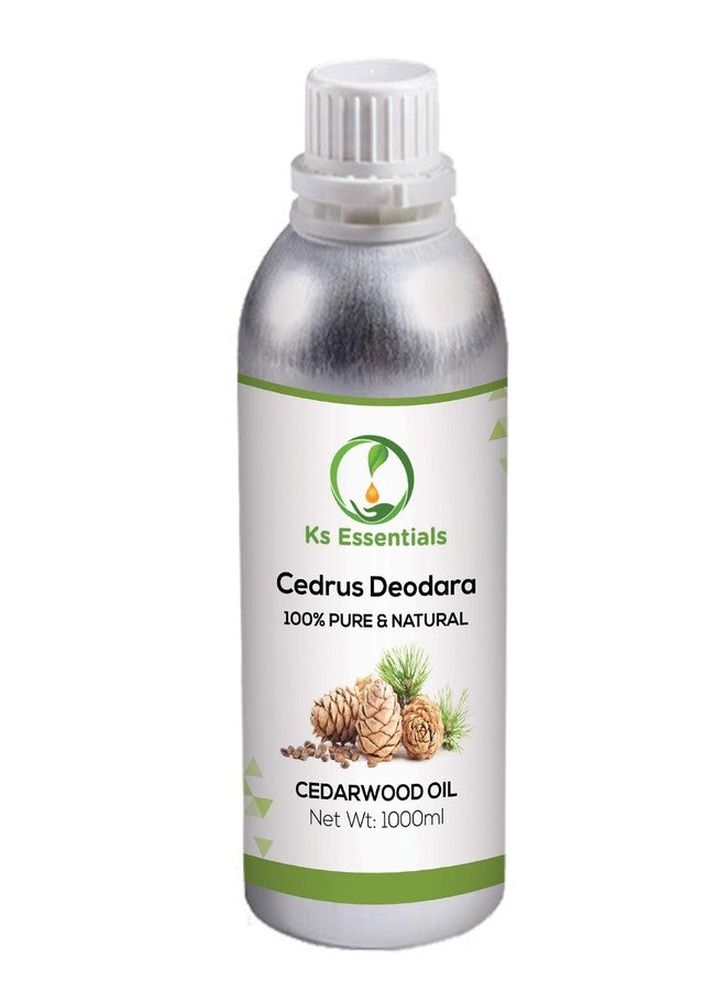 Ks Essentials Cedarwood Oil 100% Pure, Natural & Undiluted for hair & skin (1000 ML) - Image 2