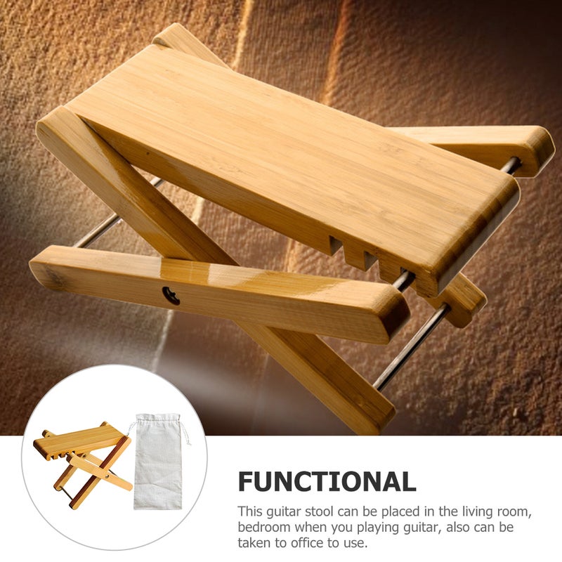 Foldable Guitar Stool Guitar Stool Portable Guitar Stool with Storage Bag - Image 4