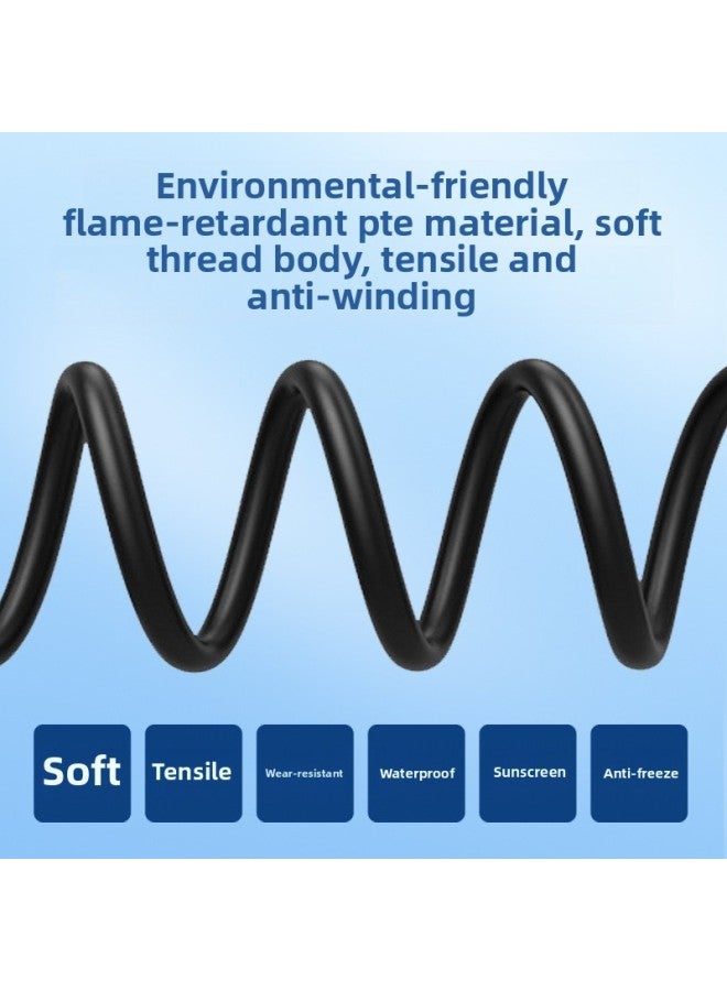 Loquat High Flexible Industrial Camera With Lock Connection Data Cable Towline Network Cable Gigabit 10 Gigabit Super Class 6 Network Ethernet-Color:nickel-plated Lower Elbow-Line Length:1.5 M - Image 4