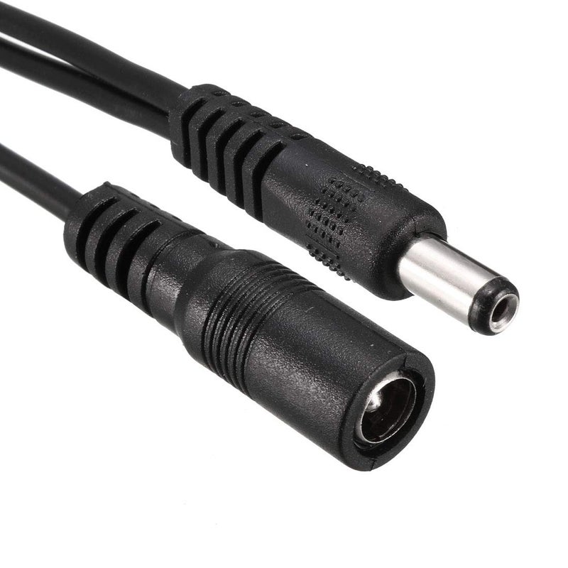 يو إكس سيل sourcing map 1 Male to 2 Female 5.5mm x 2.1mm 32cm DC Power Splitter Cable for Router, LED Lights & More Electronics Devices - Image 4