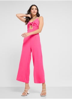 Ginger Cami Bow Tie Detail Wide Leg Jumpsuit  - Image 4