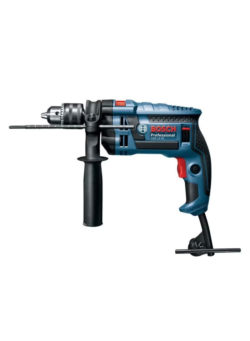 بوش مثقاب بوش GSB 16 RE الاحترافي اللاسلكي، 06012281L1 (750 واط) + مجموعة ملحقات (100 قطعة) - Image 1