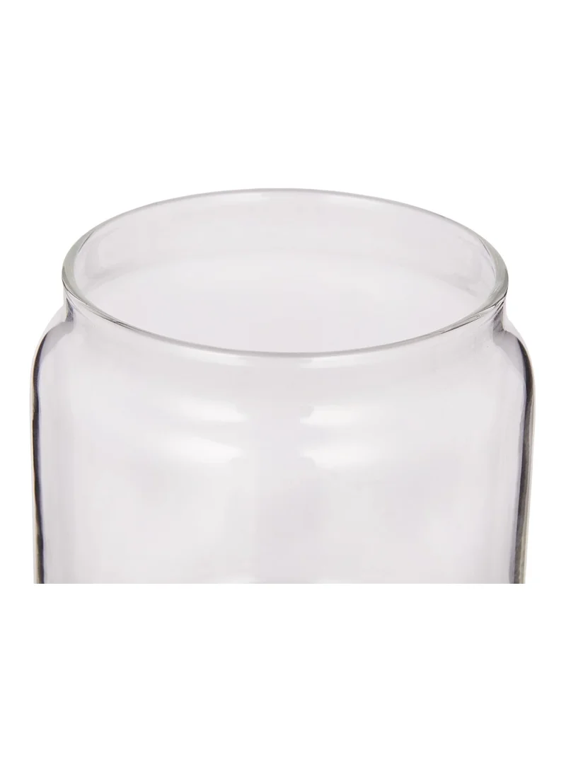 BILLI Glass Canister With Stackable Wooden Lid Small 500Ml, Clear/Brown, Aca-Og59-Sl