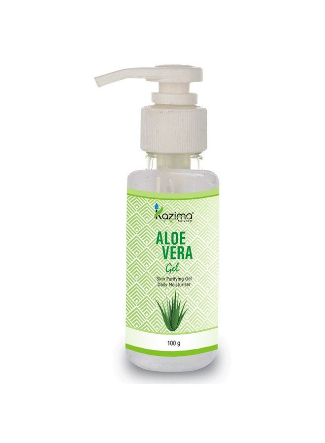 KAZIMA Aloe Vera Gel Raw - 100% Pure Natural Gel - Ideal For Skin Treatment, Face, Acne Scars, Hair Care, Moisturizer & Dark Circles (100 Gram)  - Image 2