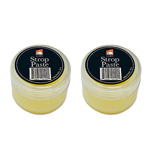G.B.S Leather Stop Conditioning Paste Professional Sharpening Leather Balm, Pack of 2 - Image 1