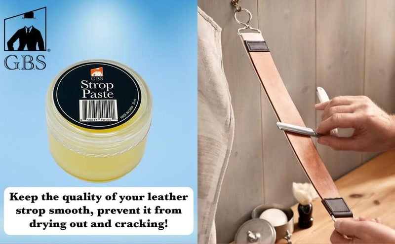 G.B.S Leather Stop Conditioning Paste Professional Sharpening Leather Balm, Pack of 2 - Image 4