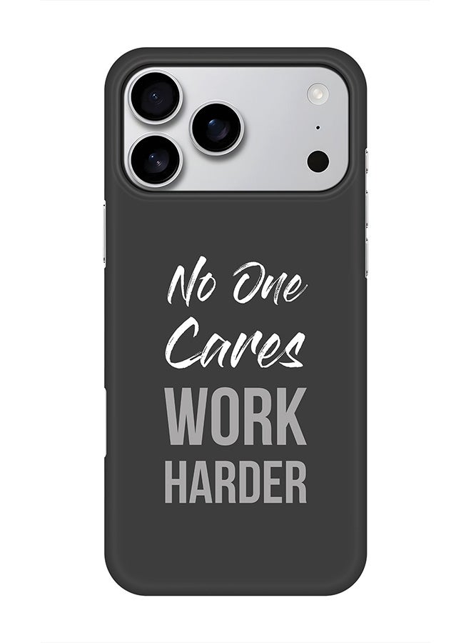 Stylizedd For iPhone 17 Pro Max,Case, [Compatible with MagSafe] Magnetic cover Slim fit Protection Matte, -  Work Harder