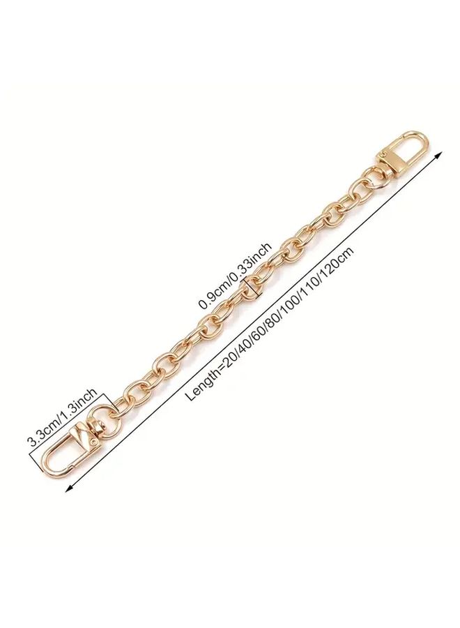 Golden 31 5 Inch Metal Bag Chain Strap Versatile Handbag Shoulder Crossbody Accessory - Image 3