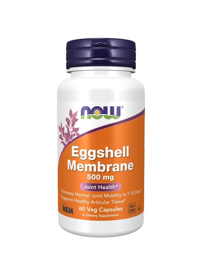 now مكملات غشاء البيض (مصفوفة بيولوجية فريدة تتكون من مكونات رئيسية للمفاصل) 500 ملغ 60 كبسولة نباتية - Image 2