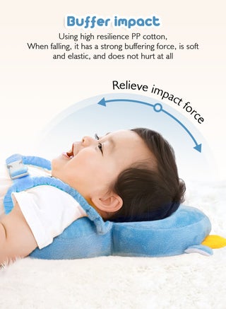 Baby Anti Falling Pillow Head Protector Cushion Backpack,Toddler Baby Walking Head Protection Safety Pads, Adjustable Infant Cushion Backpack for Baby Walkers, Age 5-26 Month - view 3