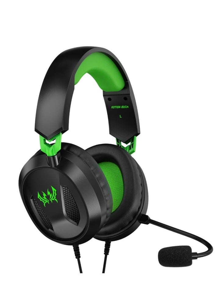 G3100 Stereo Bass Gaming Headset with Omni-directional Mic Cable Black - Image 1