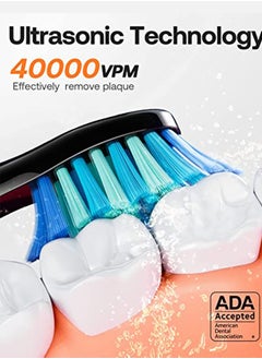 Bitvae Bitvae Electric Toothbrush for Adults - Ultrasonic Electric Toothbrushes with 6 Brush Heads ,Accepted Power Rechargeable Toothbrush with 5 Modes, Smart Timer  - Image 4