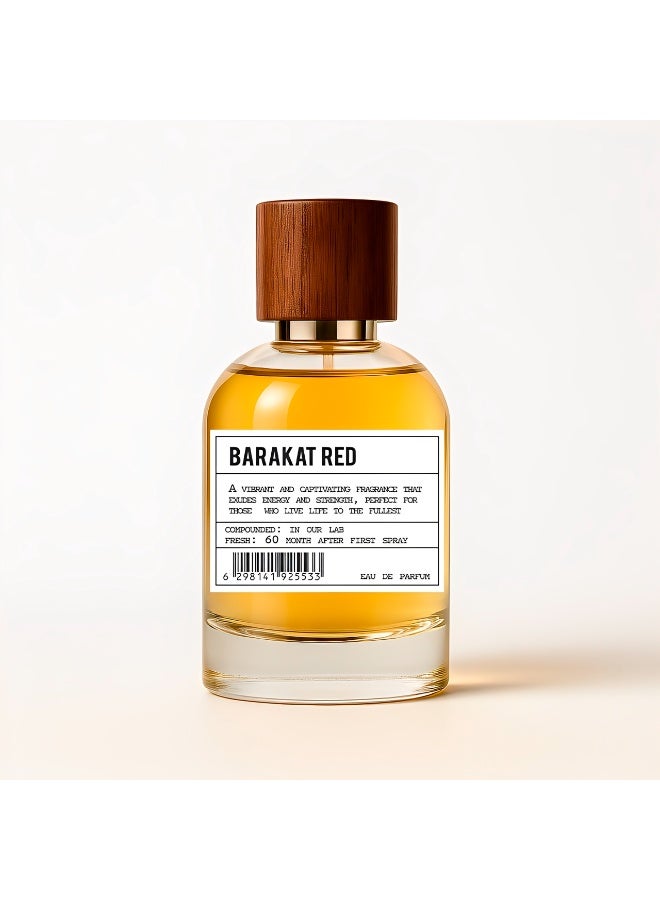 كارما Barakat باركات ريد أو دو بارفان – نشط وجريء – رائحة تدوم طويلاً، 100 مل - Image 3