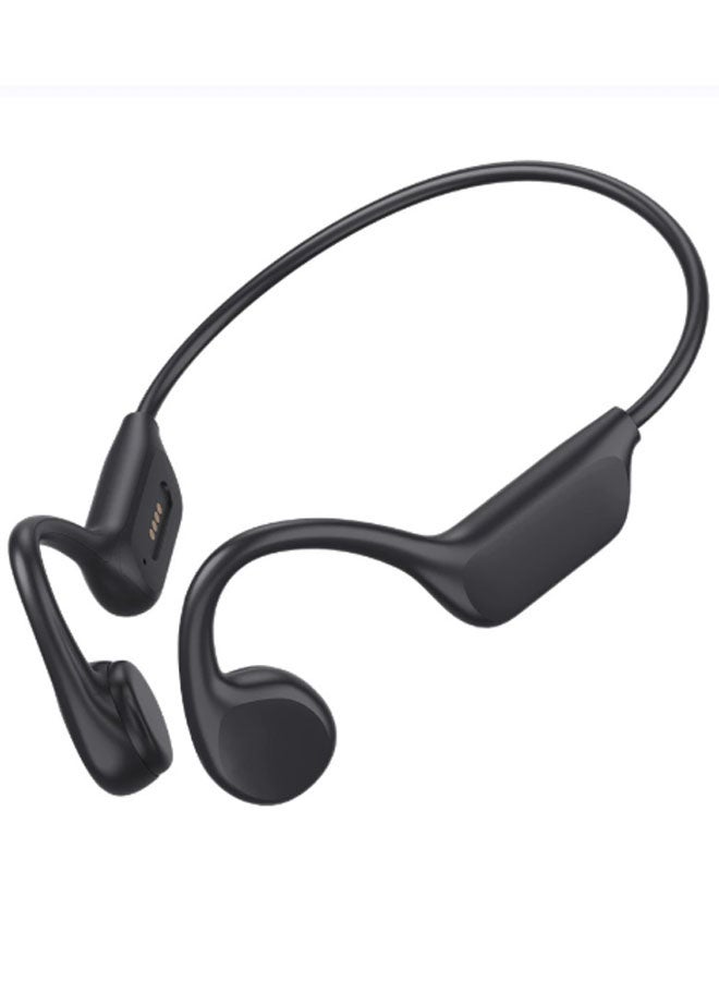 سماعات رأس رياضية ورياضية للسباحة، بلوتوث 5.3، مشغل MP3، ذاكرة مدمجة 32 جيجابايت، حجرة رنين ACA من الجيل الرابع، سماعات رأس سباحة مقاومة للماء IPX8، ملاءمة آمنة، استماع تحت الماء، مناسبة للجري والسباحة (أسود) - Image 1