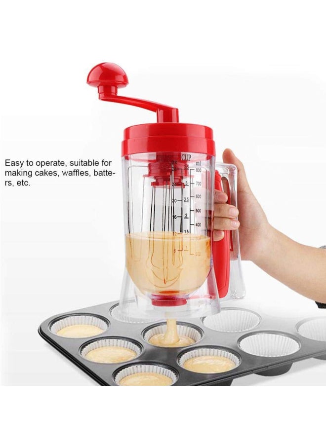 Generic - Pancake Machine Hand Batter Dispenser Hand Batter Dispenser Batter Separator New-Specification:Color: Red - Image 1