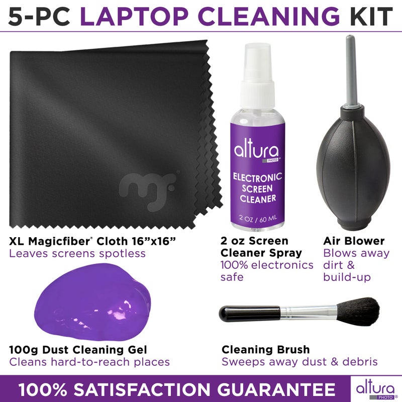 Altura Photo Keyboard Cleaner & Laptop Cleaning Kit - All-In-One Electronic Screen Cleaner for Computer, PC, MacBook, iPhone, Camera Accessories - Gifts for Gamers Men, Stocking Stuffers for College Tech Guy Geeks - Image 2