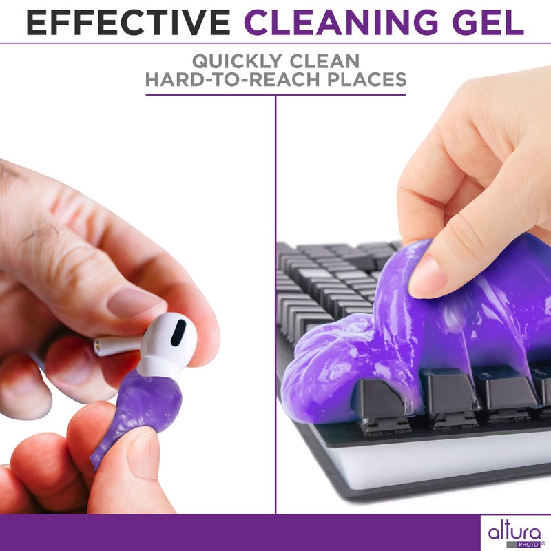 Altura Photo Keyboard Cleaner & Laptop Cleaning Kit - All-In-One Electronic Screen Cleaner for Computer, PC, MacBook, iPhone, Camera Accessories - Gifts for Gamers Men, Stocking Stuffers for College Tech Guy Geeks - Image 4