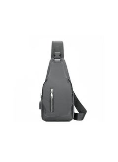 amazing.EGP AMAZINGegp Small Leather Backpack Crossbody Bag Chest Shoulder Bags for Men Outdoor Anti-Theft Lightweight Cycling  - Image 1