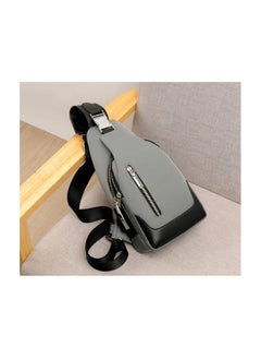 amazing.EGP AMAZINGegp Small Leather Backpack Crossbody Bag Chest Shoulder Bags for Men Outdoor Anti-Theft Lightweight Cycling  - Image 5