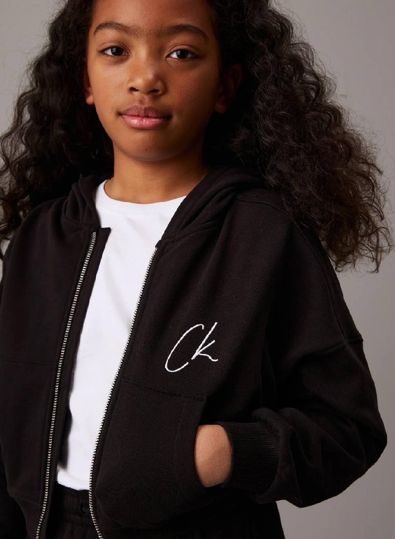 كالفن كلاين جينز هودي بسحاب - Image 3