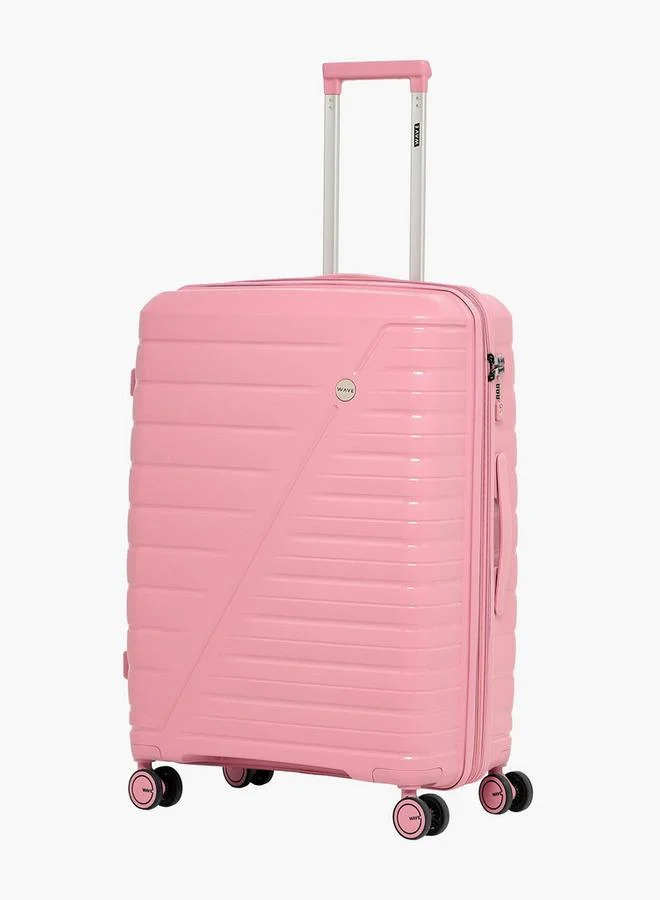 وايف Textured Hardcase Trolley Bag With Retractable Handle