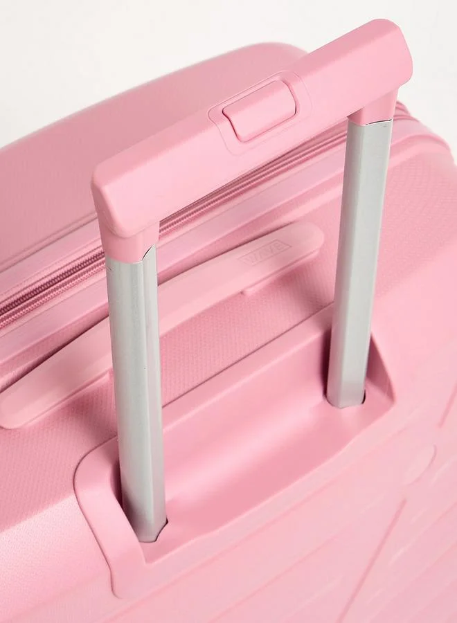 Wave  Textured Hardcase Trolley Bag With Retractable Handle for Women | Best Price UAE