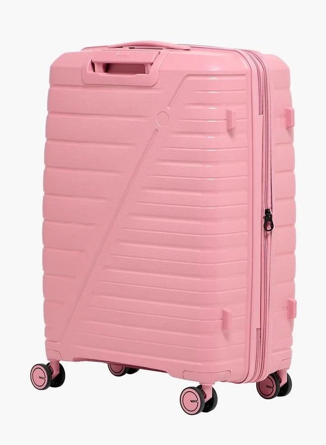 Wave  Textured Hardcase Trolley Bag With Retractable Handle for Women | Best Price UAE