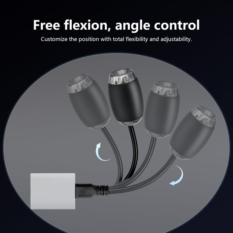 USB Galaxy Projector Light,Car Roof Ambient Night Lights,Adjustable Focus,Car Atmosphere Projection Lamp,Party Decor Romantic Light,Portable Night Lights for Vehicle Decor,Ceiling,Bedroom,Party - Image 4