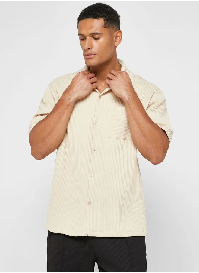 TOPMAN Casual Relaxed Fit Shirt