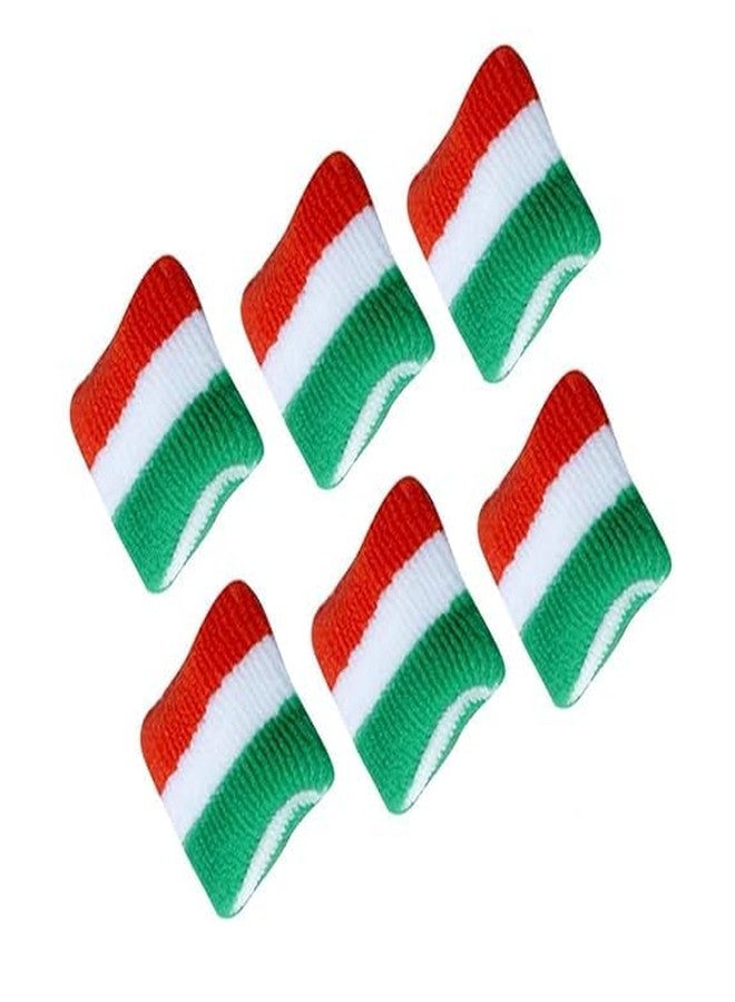 GR DESIGN® Stretchable Three Colour Wrist Band | Hand Band for Independence Day and Republic Day Celebration for Adults (Pack of 12) - Image 5