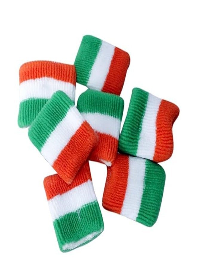GR DESIGN® Stretchable Three Colour Wrist Band | Hand Band for Independence Day and Republic Day Celebration for Adults (Pack of 12) - Image 1
