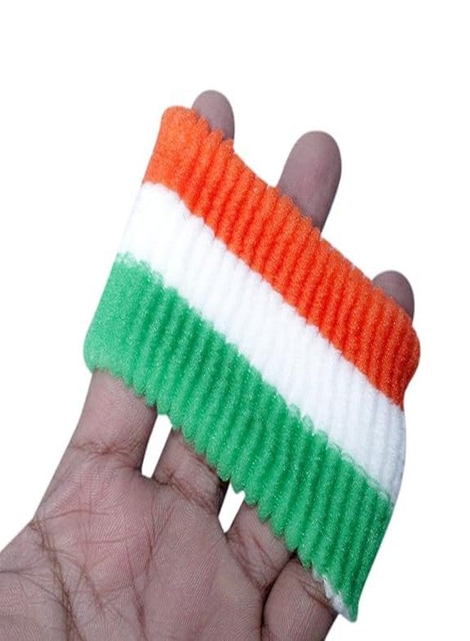 GR DESIGN® Stretchable Three Colour Wrist Band | Hand Band for Independence Day and Republic Day Celebration for Adults (Pack of 12) - Image 4
