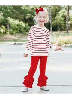 RuffleButts RuffleButts Girls Red Bow Headband - One Size  - Image 3