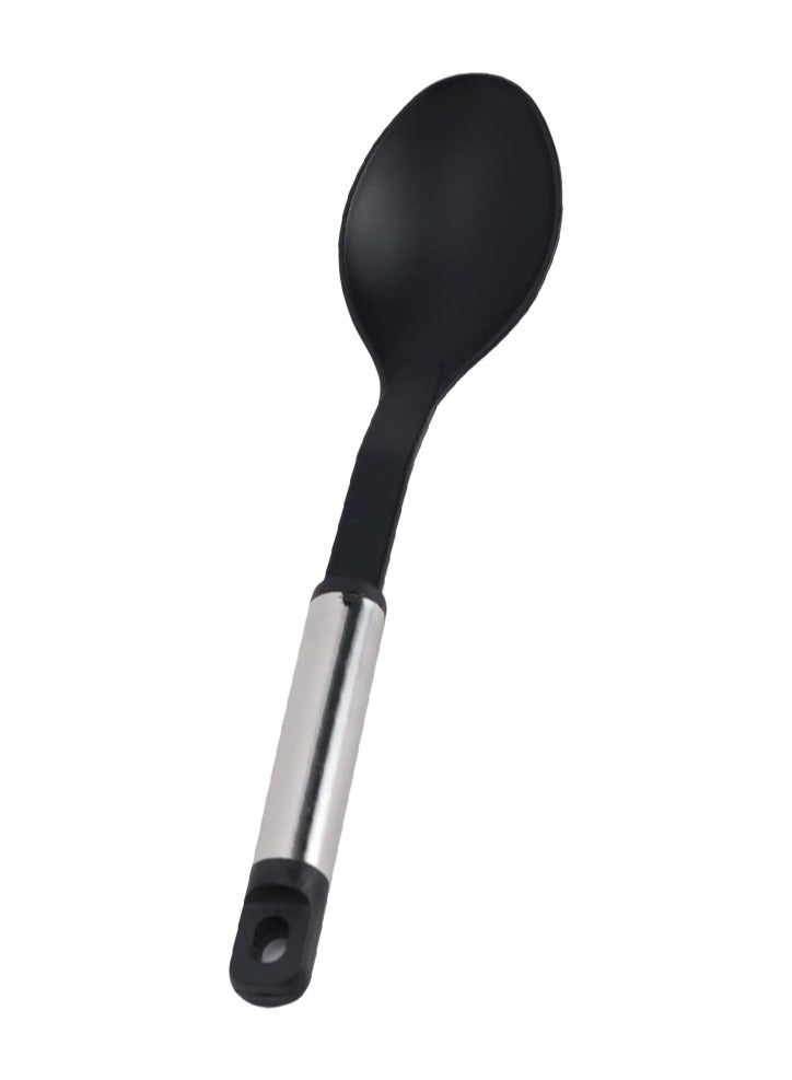 Bisbell 5PCS Nylon Tools Set slotted spatula, solid spoon, pasta spoon,Ladle,BB3604 - Image 3