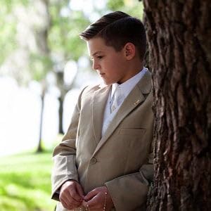 Precious Pieces First Communion Gift Chalice Tie or Lapel Pin Gift for Boys (Gold Tone) - Image 4