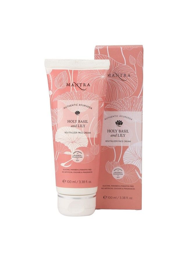 Mantra (By Baidyanath Research Foundation) Herbalholy Basil And Lily Revitalizer Face Cream100Ml - Image 1