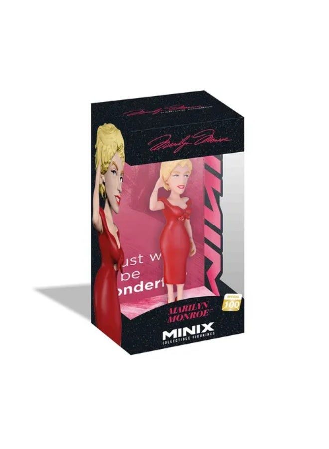 مينيكس مجسم فينيل MINIX مارلين مونرو قابل للتحصيل #100 من المجموعة الخاصة بفستان أحمر - Image 2