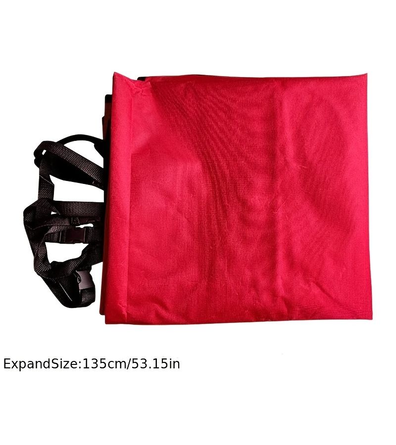 Dog Car Seat Cover Comfortable Washable For Travel Back Seat Outdoor Red - Image 2