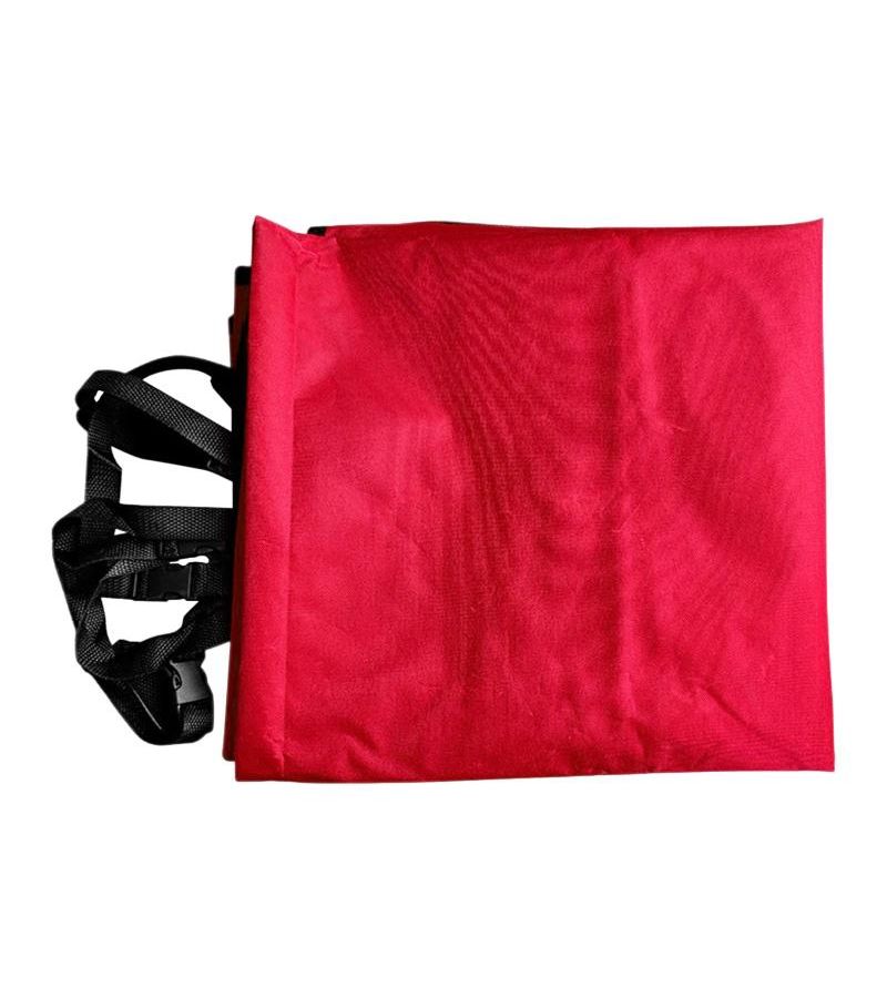 Dog Car Seat Cover Comfortable Washable For Travel Back Seat Outdoor Red - Image 5