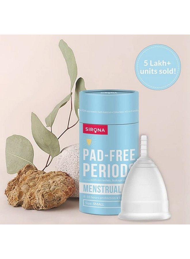 Sirona Reusable Menstrual Cup For Women Small Size With Menstrual Cup Sterilizer Clean Your Period Cup Effortlessly Kills 99% Of Germs In 3 Minutes With Steam 1 Unit - Image 3