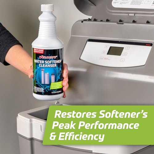Velocity Water Softener Cleaner Solution - 4 Uses Per Bottle. Restores Efficiency. Removes Contaminants & Extends Water Softener Life - Image 4
