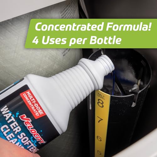 Velocity Water Softener Cleaner Solution - 4 Uses Per Bottle. Restores Efficiency. Removes Contaminants & Extends Water Softener Life - Image 3