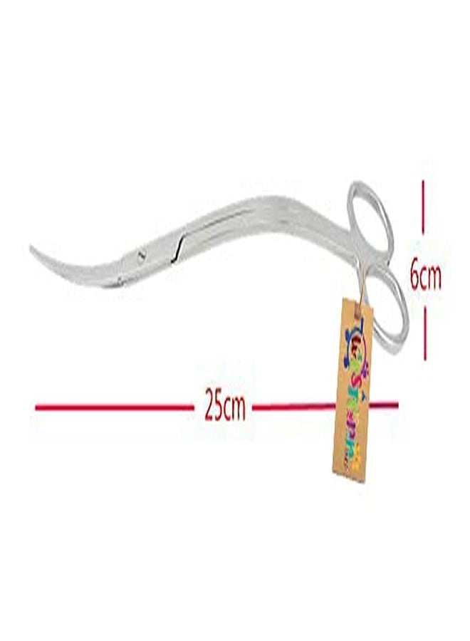 Western Era Aquarium Scaping Tongs Scissor Long Stainless Steel Wave Curve Scissor Tool for Fish Tank, Aquatic Plant Cleaning - Image 3