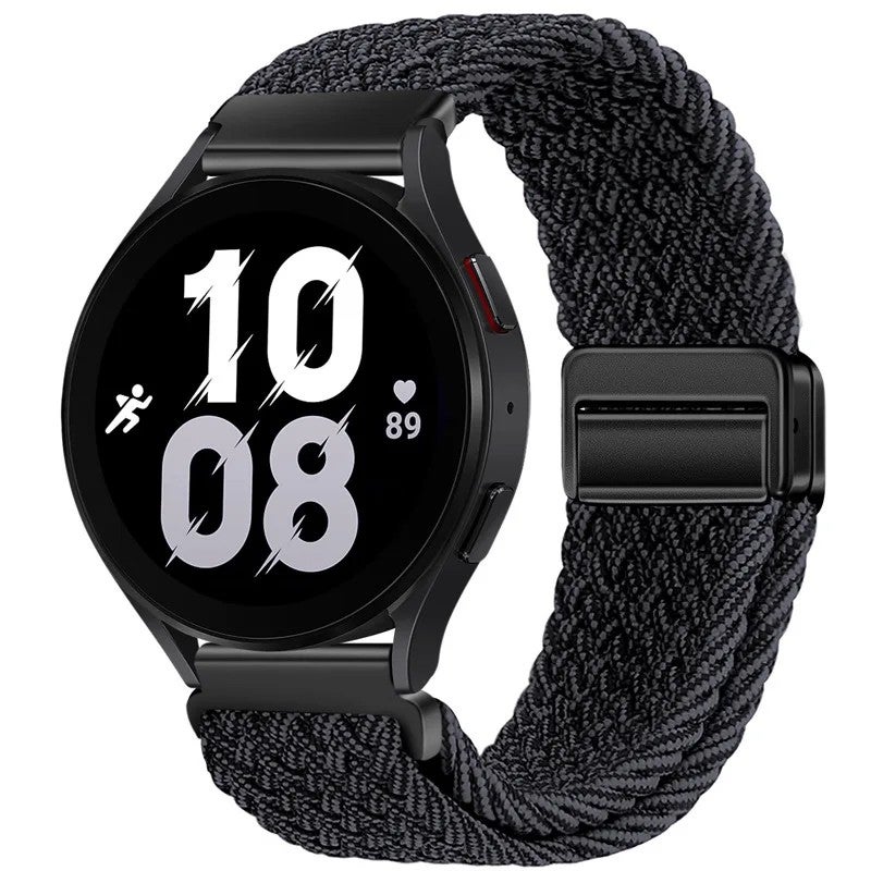 Bluejw Braided Nylon Watch Strap 20mm 22mm Replacement Wristband for Samsung Galaxy Watch and Huawei Smart Watches – Sporty, Durable, Comfortable - Image 1